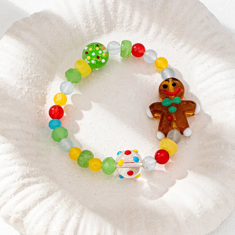 Ceramic Christmas Bracelet